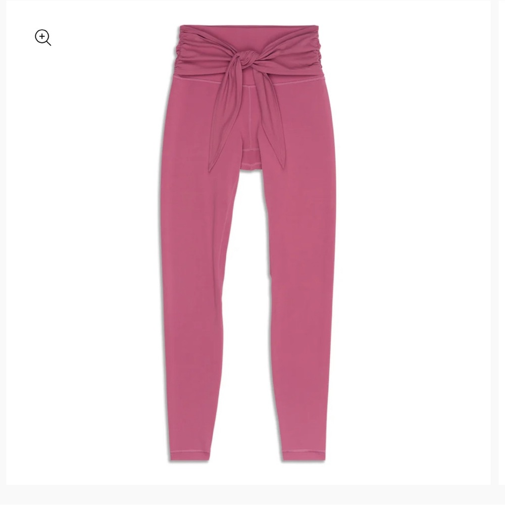 Lululemon Align Leggings Wrap Waist 
Moss Rose